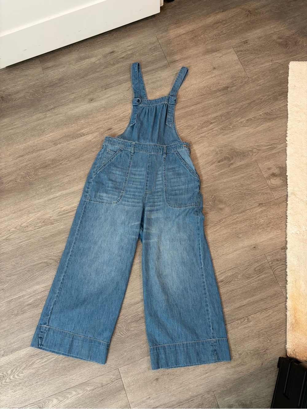 Pilcro Light Blue Denim Bib Overalls size 27 - Picture 2 of 15